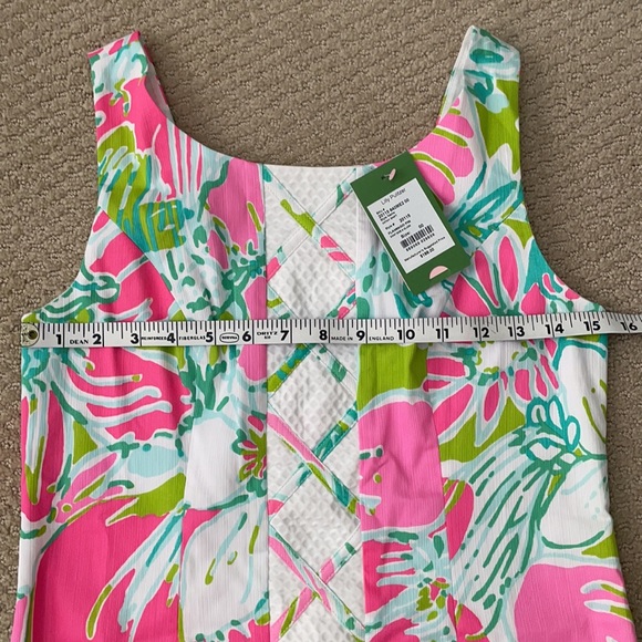 NWT Lilly Pulitzer Cathy shift flamingo pink sz 00 - Picture 6 of 10